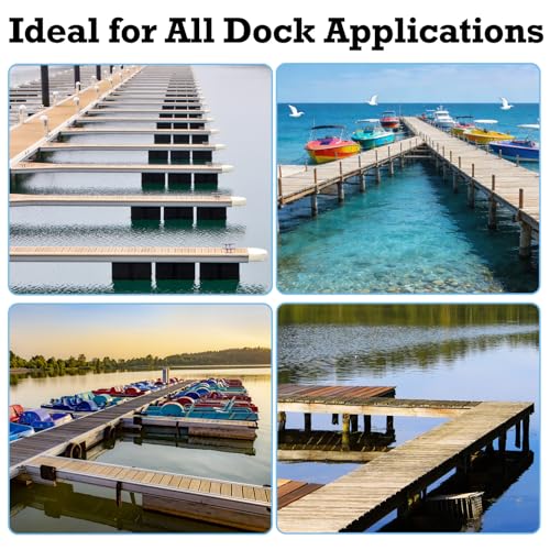 Boat Dock Bumpers, 13 Feet/26 Feet Dock Edging Guard for Piling and Pier Rub Rail for Boats Protection Black Dock Fender Bumper Includes Mounting Screws - color: Black-26 feet