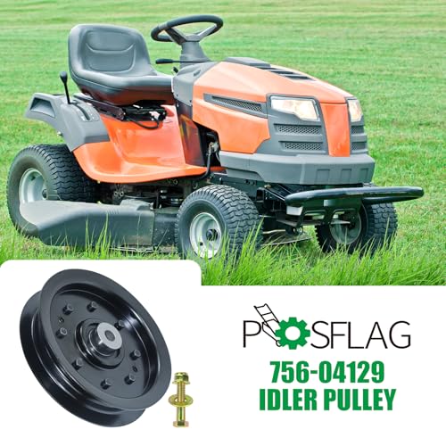 756-04129B Idler Pulley 4.25 for Cub Cadet 50" RZT 50 LTX 1050 Deck - color: T6 1x756-04129 Black