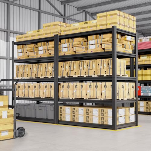 59''W Wire Storage Shelves,5-Tier Garage Shelving ,Adjustable Garage Shelves ,Heavy Duty Metal Shelving, 5 Tier Wood Utility Steel Shelf, Easy-to-install Shelving Units and Storage 72''x59''x19.7" - size: 72''H*59''W*19.7''D
