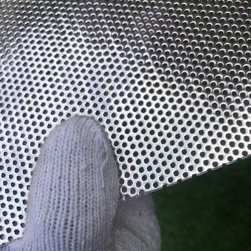 19 Gauge Perforated Metal Sheets 30"x15" Opening 22% Hole 1.5 mm 0.06 inch (About 1/16") Perforated Stainless Steel Sheet 304 Stainless Steel Mesh Screen Panel Decorati Mesh Plate - size: 30" X 15"