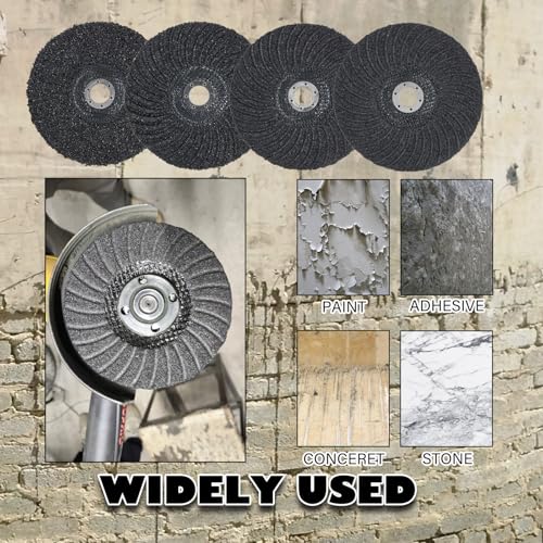 4.5" x7/8" Concrete Grinding Disc, 8 Grit SiC Stone Wheel 3-Pack - style: 4.5"-3