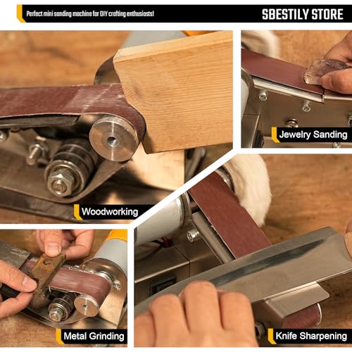 Sbestily Multifunctional Electric Knife and Tool Sharpener Belt Sander