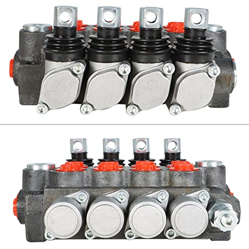 4 Spool 11GPM Hydraulic Directional Control Valve, 3600PSI BSPP Port