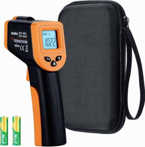 Grilling Infrared Thermometer Gun for Cooking, Pizza Oven Thermometer