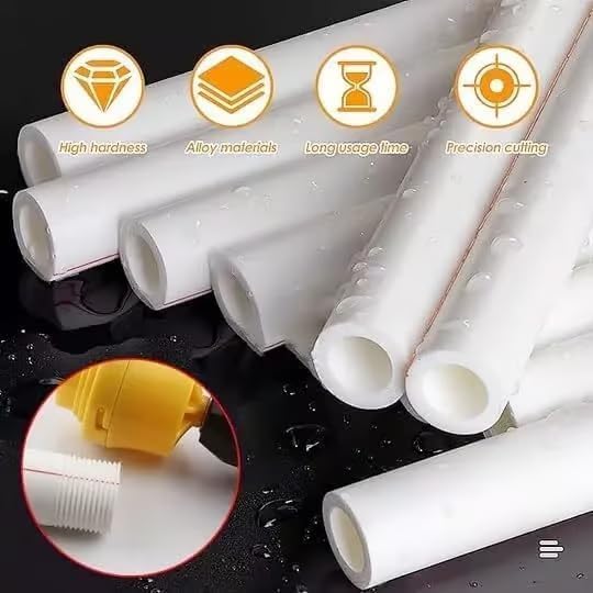 PVC Pipe Threader Kit Pipe Thread Opener, PVC Thread Maker Tool for Electric Drill, with 3 Dies 1/2", 3/4", 1", Reusable Plastic Pipe Round Die for Cutting (Pipe Threader Kit)