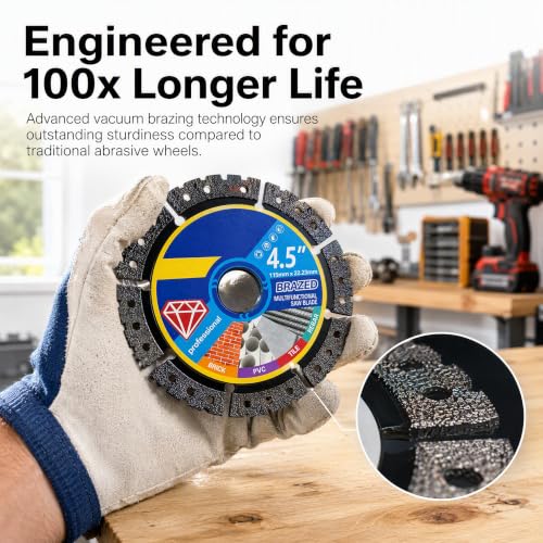 6 Pack 4.5" Diamond Blades discos para cortar Ceramica (2026 Upgraded)
