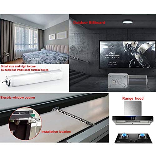BRINGSMART 24V 27rpm DC Worm Gear Motor Self-Locking Mini Engine Turbine - size: 24V 27rpm