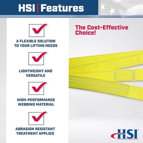 Two Ply Four Leg 1" x 30' Oblong-to-Hook Nylon Bridle Sling | EE2-801 | 1" Trade Size Alloy Master Link | 12,000 Lb. Vertical Capacity | Hanes Supply (HSI) Heavy Duty Rigging Equipment - size: 30-Foot Length