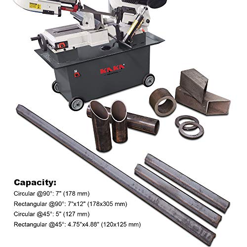 Metal Band Saw, 7 x 12 in KAKA INDUSTRIAL BS-712N - style: 7 inch Metal Band Saw
