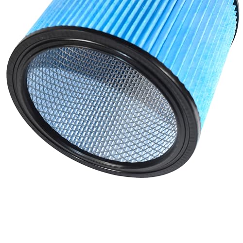 HQRP 2-Pack High Efficiency H13 HEPA Cartridge Filter compatible with Shop-vac SL16-575A SS11-450 SS12-300A SS14-350A SS14-550A SS14-600C Vacuum Cleaner, Blue - style: H13 HEPA Blue