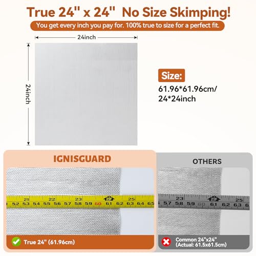 Heat Shield (24 × 24 Inch) - size: 24 × 24 Inch
