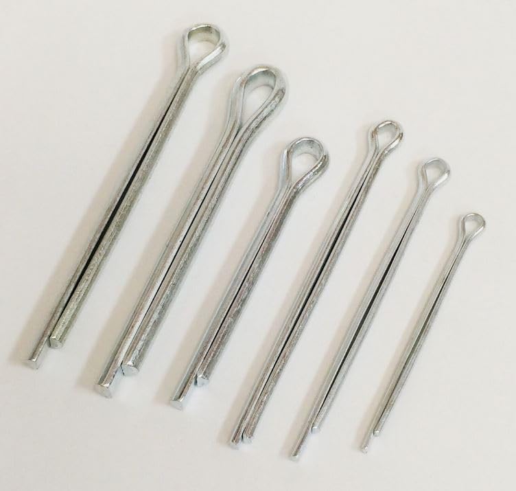 stir-plate Cotter Keys – 10 pcs High Quality Corrosion Resistant 304 Stainless 1/8” X 2” Cotter Pins, Assorted, Silver