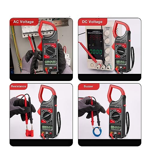 Digital Clamp Meter Auto Range NCV 1000A AC DC Tester