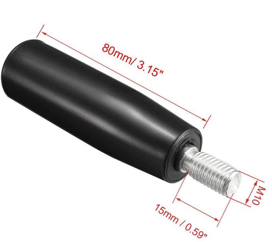 Revolving Handwheel Machine Handle for Milling Machine Lathe Grinding Machine Clamping Handles Screw Knobs Revolving Handle Grip M10 x 80mm 2pcs - size: M10 x 80mm 2pcs