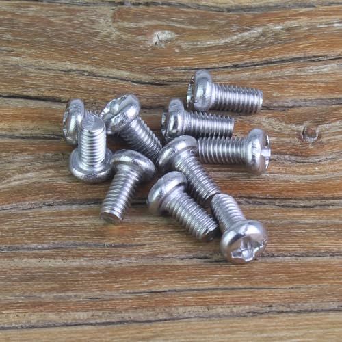 105 Pieces M3 x 5mm Machine Screws, Thread Pitch 0.5mm, Sutemribor M3 Phillips Pan Head Machine Screws, 304 Stainless Steel, Fully Threaded, Silver - size: M3 x 5mm, style: Phillips Pan Head