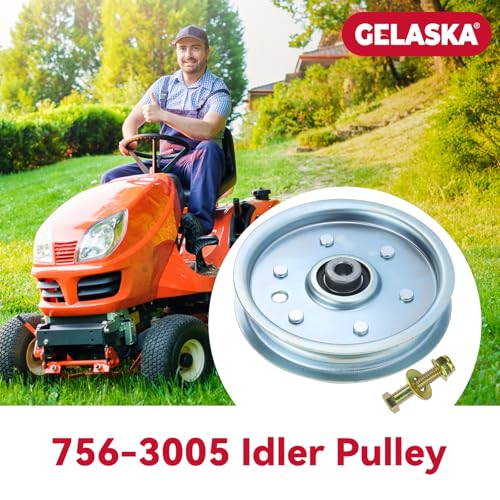 GELASKA 756-3005 Idler Pulley for Cub Cadet RZT50 Z Force 44 48 54 Decks - color: A14 1x756-3005