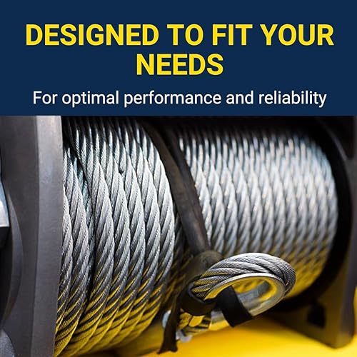 Tie Down Engineering 59390 Winch Cable 3/16" x 50' - size: 3/16 in x 50 ft