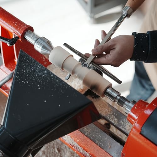 Overall length: 23 3/4" Carbide Tipped Finisher Chisel For Woodturning, Beech handle length: 15 1/2", Tool bar length: 8 1/4", Tool bar thickness: 1/2" Square, with 15 * 2.5mm-30°TCT ROUND BLADE - color: M2048t