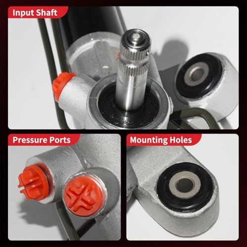 PHOBOOS Hydraulic Power Steering Rack and Pinion Fit for Honda & Acura - size: 26-2703