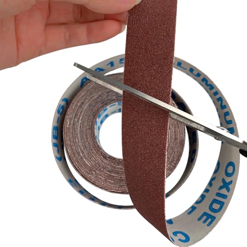 150 Grit Emery Cloth Sandpaper Roll, 1" x 19 Feet Sandpaper Sheets for Wood Furniture Metal Sanding Automotive Polishing, Wet Dry Sanding Paper - style: 150 Grit