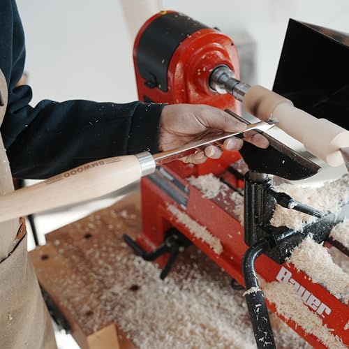 Overall length 23 3/4" Carbide Tipped Radius Rougher Chisel For Woodturning, Beech handle length: 15 1/2", Tool bar length: 8 1/4", with 15 * 15 * 2.5mm-R50 TCT ARC SQUARE BLADE - color: M2051t