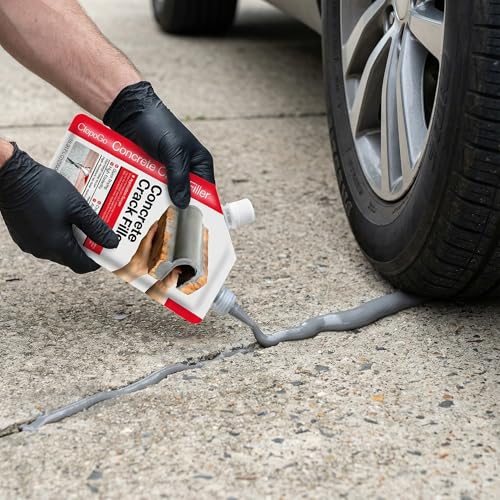 Concrete Crack Filler 6-Pack 6.6LB Grey - style: 6 Pack/ 6.6LB