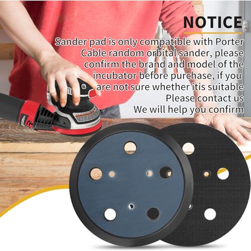 Orbital Sander Pad Replacement for Porter Cable 333, 2 Pack