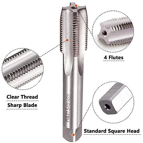 M18 X 1.5 Metric Tap and Die Set Machine Thread Right Hand Screw Tap - color: m18*1.5