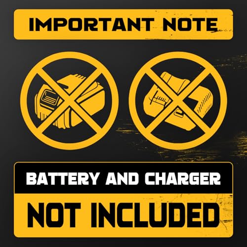 2-1/2" Cordless Band Saw Compatible with Dewalt 20V Battery (Tool Only) - color: Yellow
