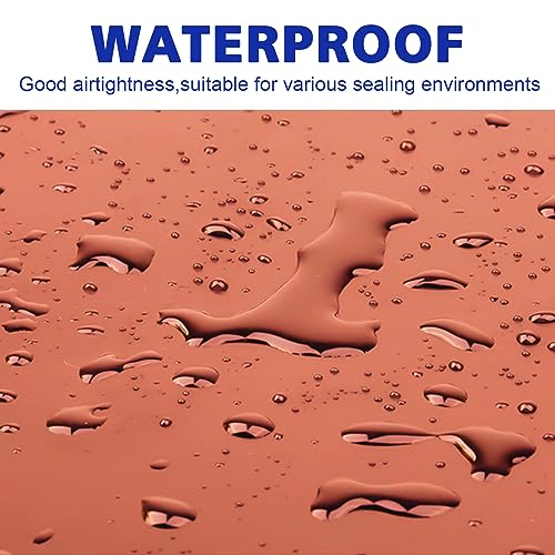 2PCS Silicone Rubber Sheet, Heat Resistant, Heavy Duty, Smooth Finish, 12 x 12 Inch, 1/8 Inch Thickness for DIY Gaskets, Seals, Flooring, Bumpers, Protection (Red) - color: Red