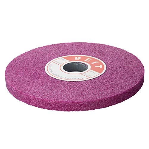 Utoolmart Bench Grinding Wheels Chrome Corundum 46 Grit for Surface Grinding 1pcs - size: 46#
