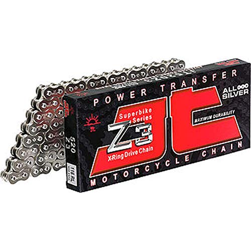 JT Chain JTC525Z3114RL (525 Series) Black Steel 114 Link Super Heavy Duty X-Ring Chain with Connecting Link - color: Black Steel, size: 114-Links