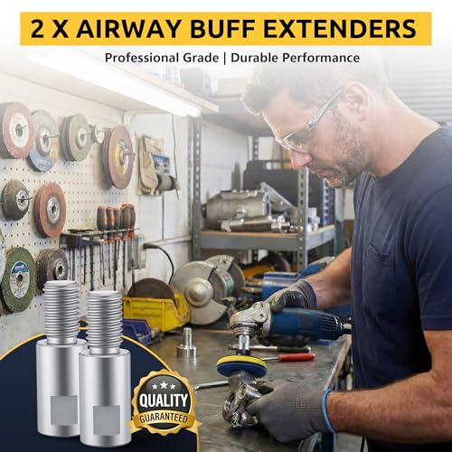 2 Pack 5/8"-11 Angle Grinder Extension Shaft for Grinding & Polishing