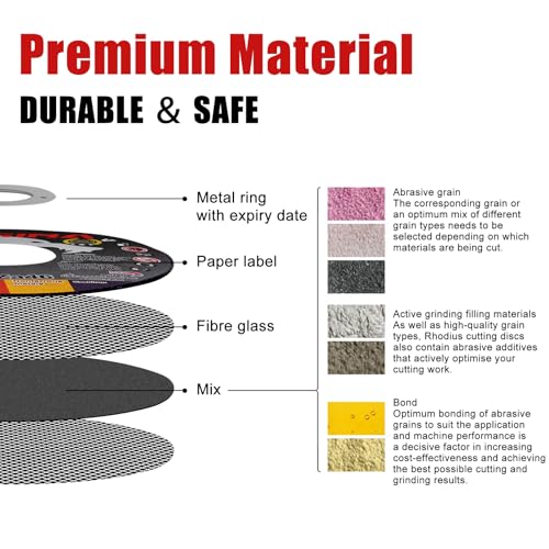 3" Cut Off Wheels 53PCS, Metal and Stainless Steel Cutting Wheel - style: 3"×1/16"×3/8"