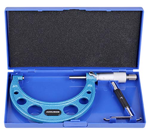 Accusize Industrial Tools Outside Micrometer, 3-4", EG00-0004 - size: 3-4"
