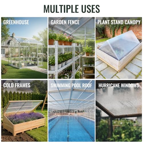 Daltack 14 Pack 6'FT x 2'FT x 0.24" in Polycarbonate Greenhouse Panels
