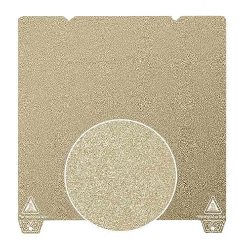 Double-Sided Textured PEI Sheet 235x235m,3D Printe Build Plate Spring Steel Print Bed (no Magnetic Base) for Creality K1/K1C/Ender 5 S1/Ender 3 S1 Pro/Ender 3 S1/Ender V3 KE/Ender3 V3 SE - color: Textured PEI (Double Sided)