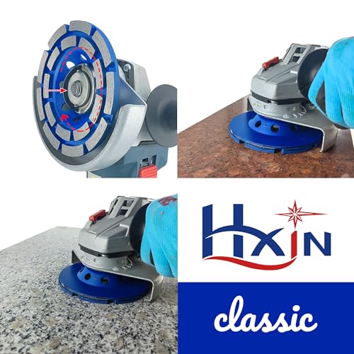 NBB Diamond Surface Grinding Wheel Diamond Cup Grinding Disc Double Row Cutters 4,5" with 7/8" bore General Purpose Grinding Dry or Wet for Stone Concrete Granite Marble Ceramic Tile Cement - style: Double 115mm