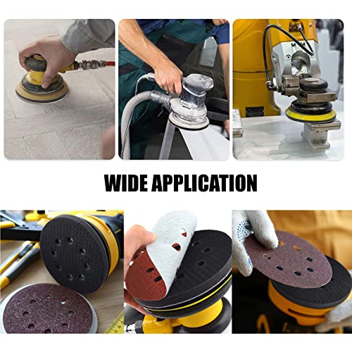 5 Inch 8-Hole Interface Pads for Random Orbital Sander, 2-Pack