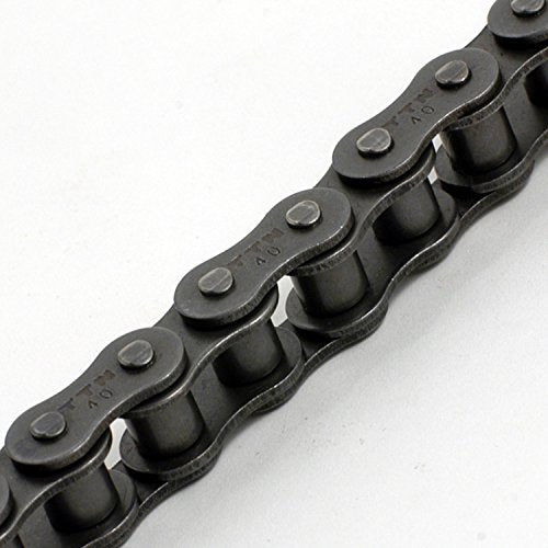 43-1R X 10FT ANSI Standard Roller Chain, #43 (1/2") Chain