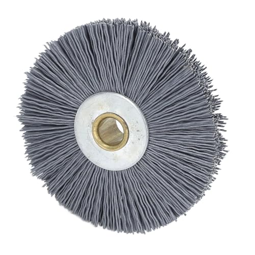 Key Machine Deburring Brush, 3.1in Nylon Burr Removal Cleaning Tool for Bravo Special for Rekord 80x15x10mm Stainless Steel Wire Wheel Brush
