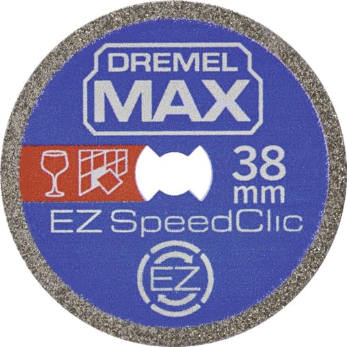 Dremel MAX Diamond Cutting Wheel 38mm (SC545DM) EZ SpeedClic for Masonry