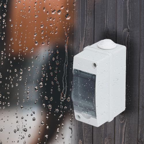 2 Way Breaker Box, IP65 Waterproof DIN Rail Enclosure