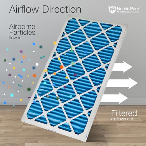 Nordic Pure 20x24x1 Pleated MERV 7 Air Filters 12 Pack - style: MERV 7