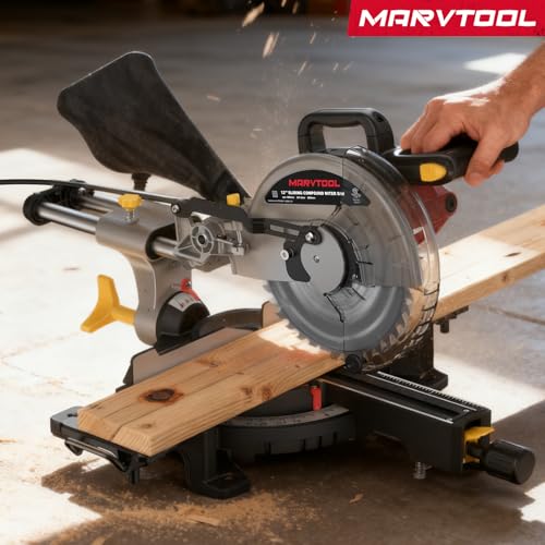 10-Inch 60-Tooth Woodworking Saw Blade, Max 7000 RPM, Fine Finish Wood Crosscutting, Tungsten Carbide Tooth with 5/8 Inch Arbor for Miter Saws & Table Saws (Red) - color: 10" 60T Red