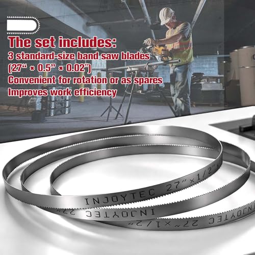 27 Inch Bandsaw Blades 10/14 TPI Sub-Compact Portable Saw Blades - size: 10/14T
