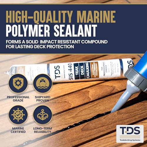 Teakdecking Systems (TDS) SIS440 Marine Caulk Sausage 20oz - Black - color: Black, size: 20 oz