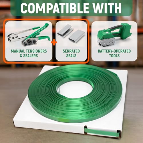 1/2" x 200' Polyester (PET) Strapping in Portable Self-Dispensed Box