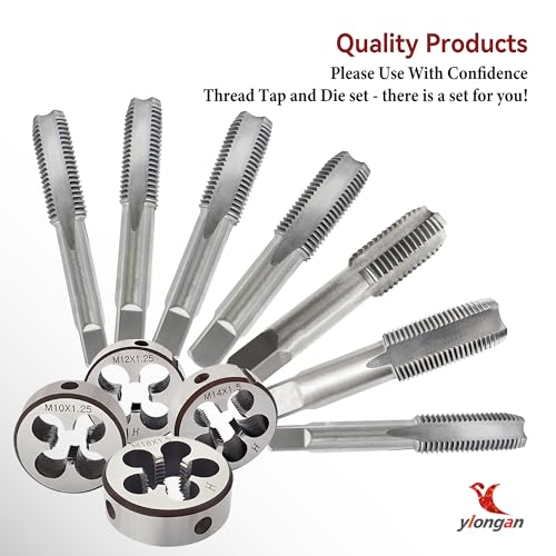 1/2"-28 UNEF Tap and Die Set, M2 HSS Right-Hand 1/2x28 Machine Tap Die Set - size: 1/2-28 UNEF