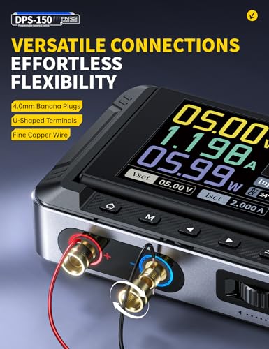 FNIRSI DPS-150 DC Power Supply Variable 30V 5A, 4-Digit IPS Flip Display - style: DPS-150